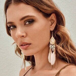 Bohemian drop earrings A356